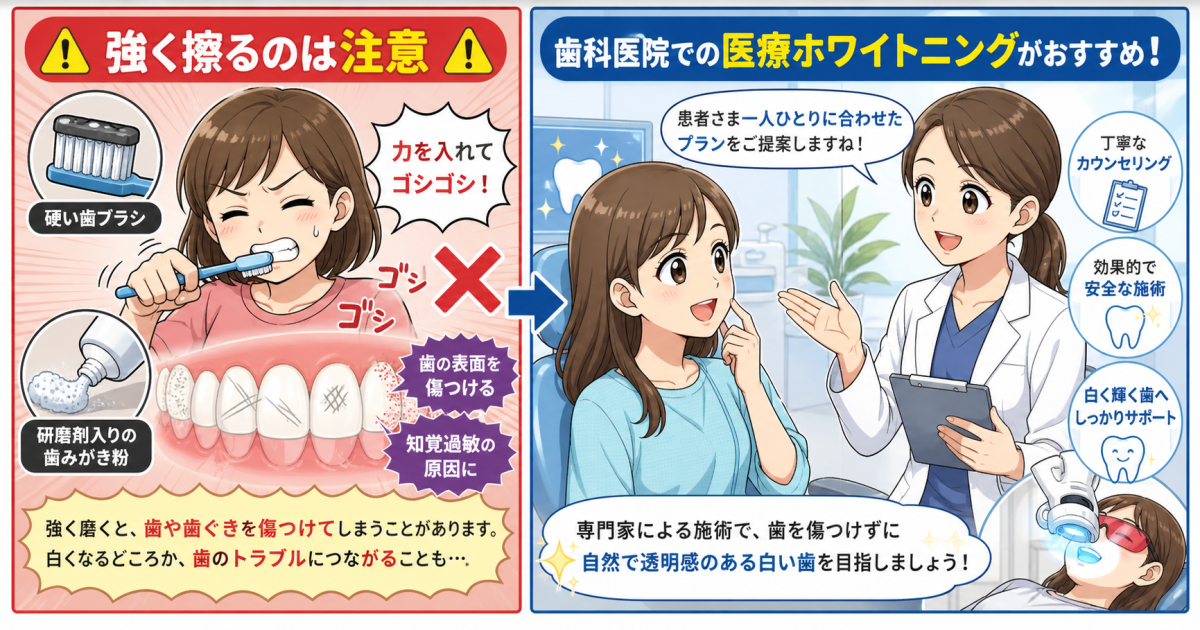 【内因性の原因】歯の内側から変色するメカニズムと特徴的なケース